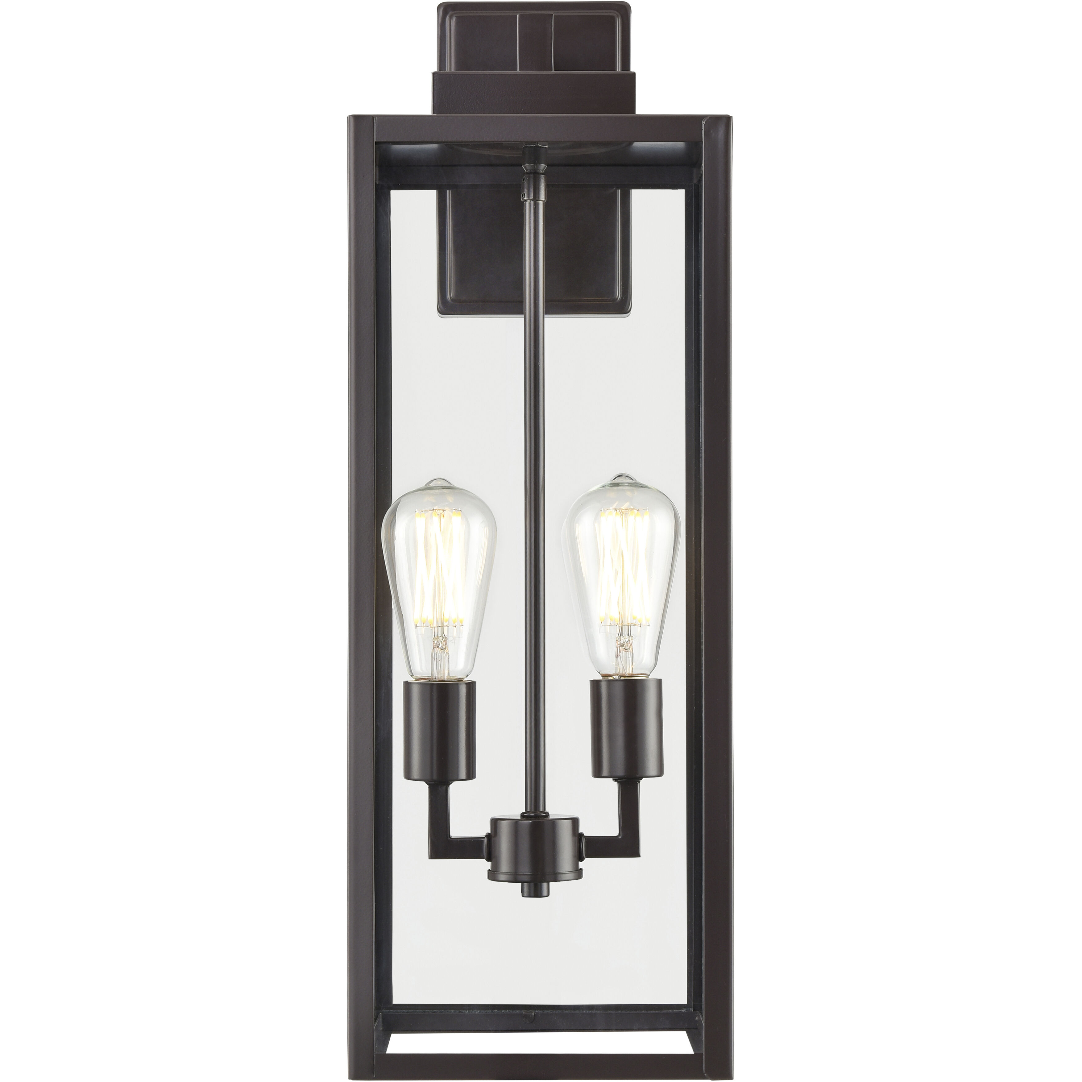 Atless 2 Light 24 inch Powder Coated Bronze Outdoor Wall Lantern